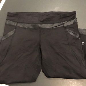 Black Lululemon Crop